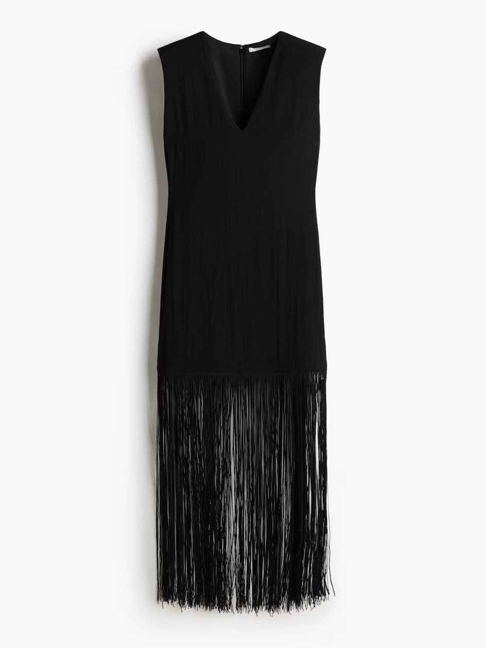 H&M Black Sleeveless Fringe Dress - Picture 1 of 1